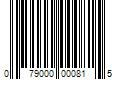 Barcode Image for UPC code 079000000815