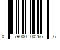 Barcode Image for UPC code 079000002666