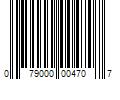 Barcode Image for UPC code 079000004707