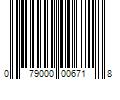 Barcode Image for UPC code 079000006718