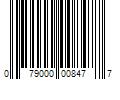 Barcode Image for UPC code 079000008477