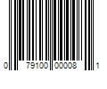 Barcode Image for UPC code 079100000081