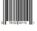 Barcode Image for UPC code 079100001101