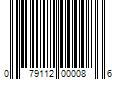 Barcode Image for UPC code 079112000086