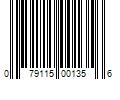 Barcode Image for UPC code 079115001356