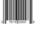 Barcode Image for UPC code 079116000075