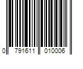 Barcode Image for UPC code 0791611010006