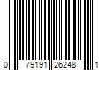 Barcode Image for UPC code 079191262481