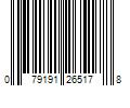 Barcode Image for UPC code 079191265178