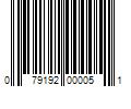 Barcode Image for UPC code 079192000051