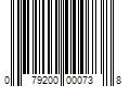 Barcode Image for UPC code 079200000738