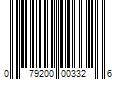 Barcode Image for UPC code 079200003326