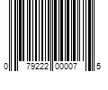 Barcode Image for UPC code 079222000075