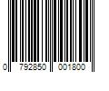 Barcode Image for UPC code 0792850001800