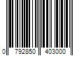 Barcode Image for UPC code 0792850403000