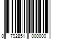 Barcode Image for UPC code 0792851000000