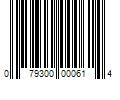 Barcode Image for UPC code 079300000614