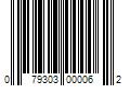 Barcode Image for UPC code 079303000062