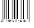 Barcode Image for UPC code 0793573432438. Product Name: Ming's Mark MINGS MARK GA1-BLK/SLVR Reversible Mat; Graphic Black/Silver; 8Ft x 12Ft