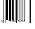 Barcode Image for UPC code 079370000071