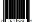 Barcode Image for UPC code 079377000050