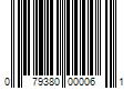 Barcode Image for UPC code 079380000061