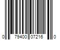 Barcode Image for UPC code 079400072160