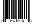 Barcode Image for UPC code 079400511553