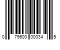 Barcode Image for UPC code 079600000345