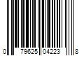 Barcode Image for UPC code 079625042238