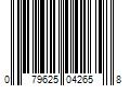 Barcode Image for UPC code 079625042658