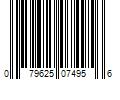 Barcode Image for UPC code 079625074956