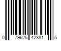 Barcode Image for UPC code 079625423815