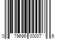 Barcode Image for UPC code 079696000076