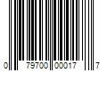 Barcode Image for UPC code 079700000177