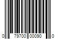 Barcode Image for UPC code 079700000900