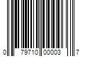 Barcode Image for UPC code 079710000037