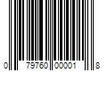 Barcode Image for UPC code 079760000018