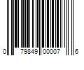 Barcode Image for UPC code 079849000076