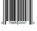 Barcode Image for UPC code 079865000074