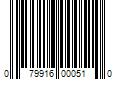 Barcode Image for UPC code 079916000510