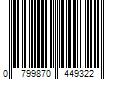 Barcode Image for UPC code 0799870449322