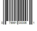 Barcode Image for UPC code 079991000061