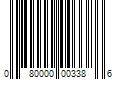 Barcode Image for UPC code 080000003386