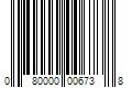 Barcode Image for UPC code 080000006738