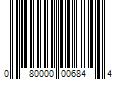 Barcode Image for UPC code 080000006844