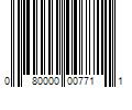 Barcode Image for UPC code 080000007711