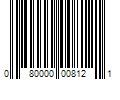 Barcode Image for UPC code 080000008121