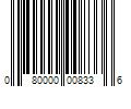 Barcode Image for UPC code 080000008336