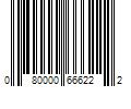 Barcode Image for UPC code 080000666222